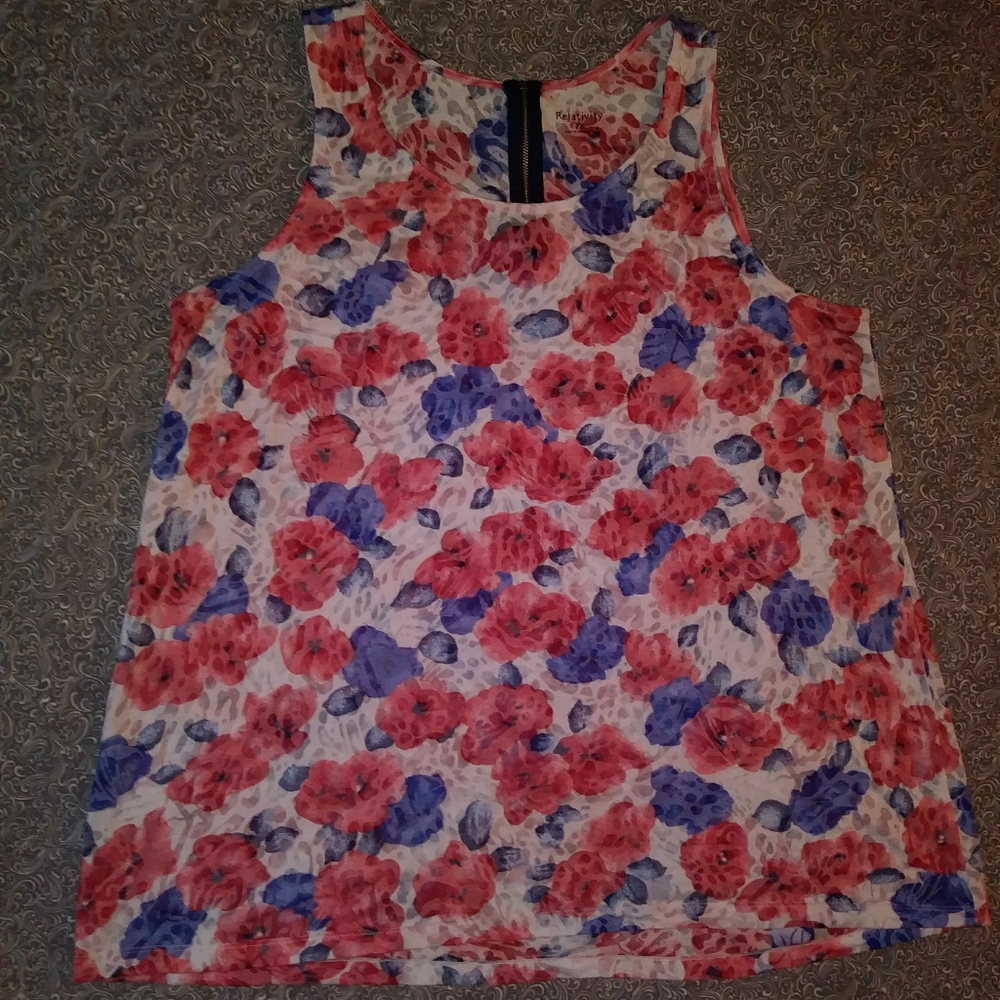 Relativity Floral Top Sz. 2X